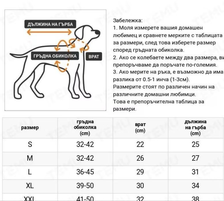 Много добра зимна дрешка за малко куче ,размер М