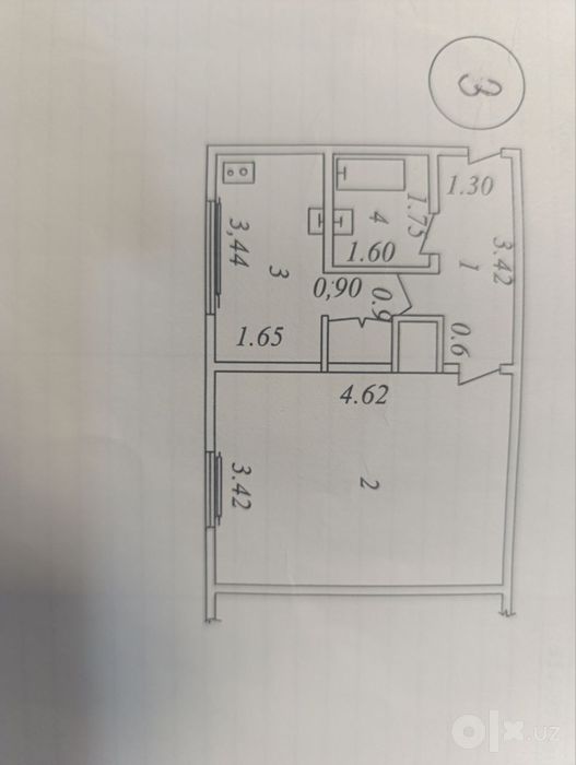 Продается 1-комн.квартира 1/1/2 Спутник -8