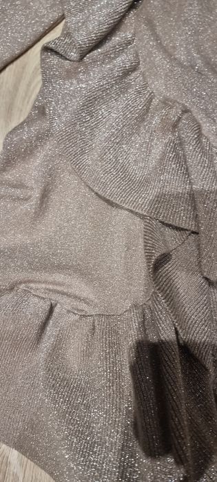 Кожена Mango.Синя рокля Aggata.Дънкена рок.Бежова с ламе.Черна плетиво