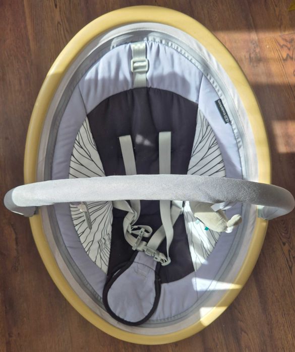 Електрическа люлка/шезлонг KinderKraft LUMI, Дървен