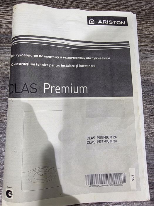 Centrala Ariston class premium 24kw condensatie perfect functională