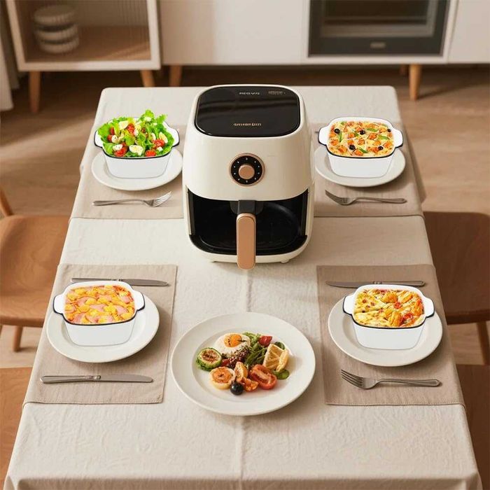 Черно-бяла керамична купа 15x12x5 см, 400 мл 4 броя