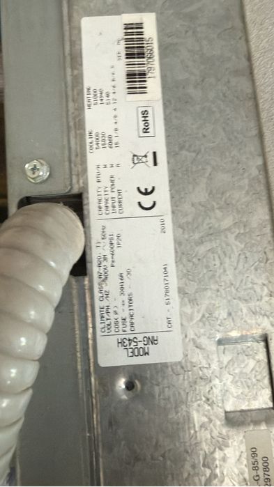 Vând aer condiționat Tadiran ANG-543H – 54.000 BTU / 15,8 kW