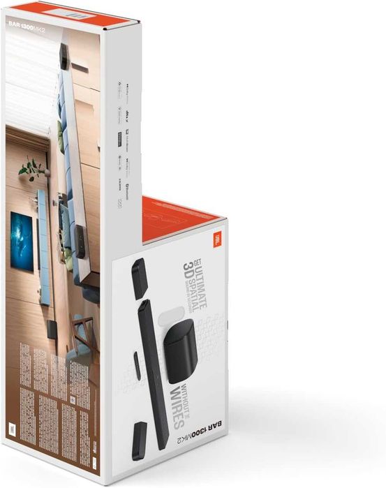 Нова Саундбар Система JBL BAR 1300 MK2, 11.1.4, 2 години Гаранция, WI-FI, Безжичен Субуфер, Мощност 2470 W, Bluetooth, Dolby Atmos