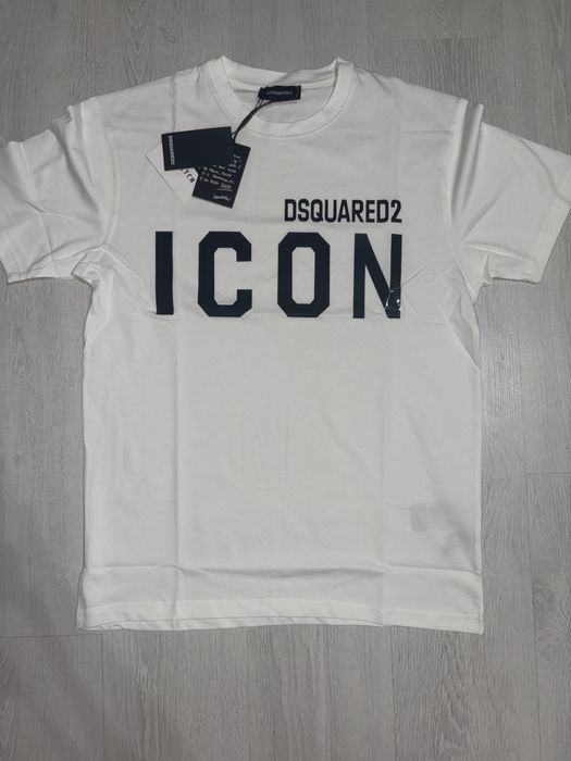 Tricou alb dsquared