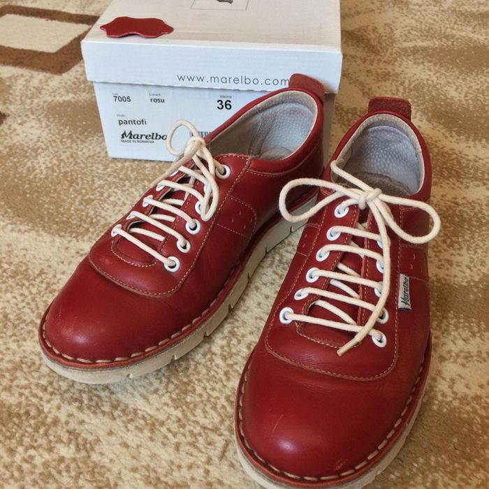 Pantofi piele Marelbo mărime  36 și 37