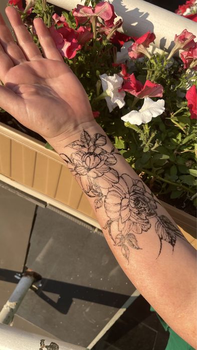 Мехенди временное тату