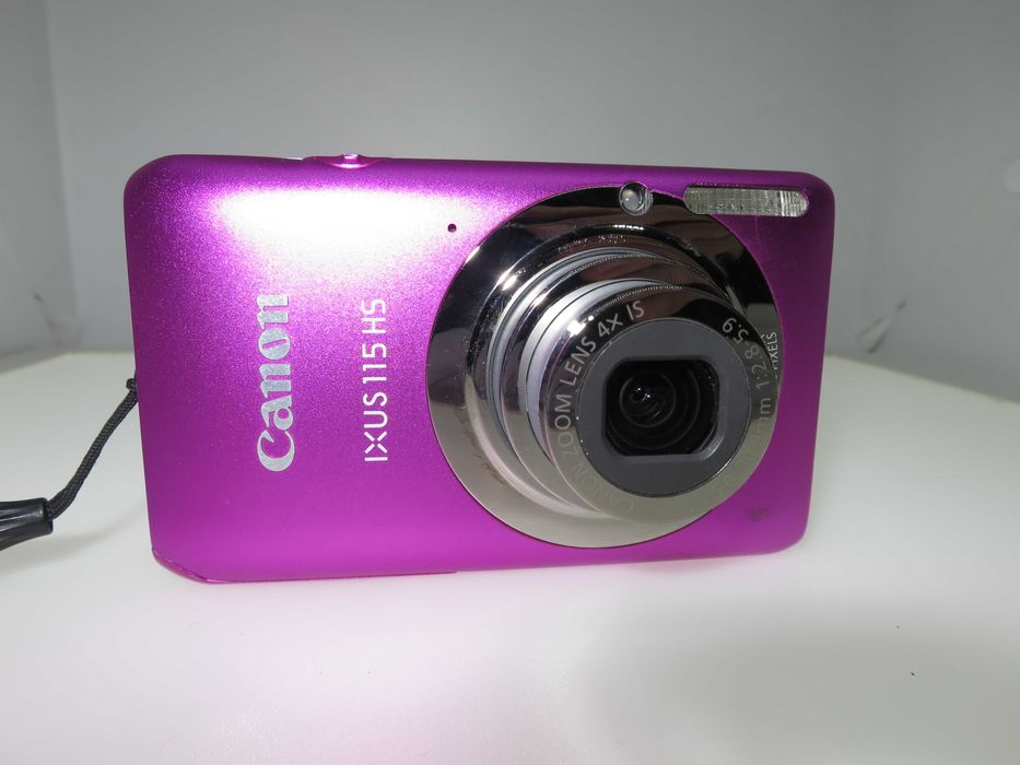 Canon IXUS 115 компактен фотоапарат камера розов цвят FULL-HD видео