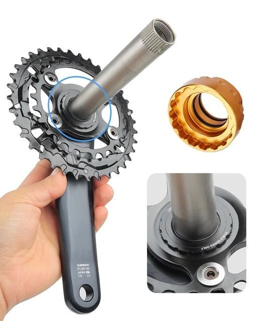 Cheie foaie angrenaj monobloc Shimano 12 viteze bicicleta M 71 81 9100