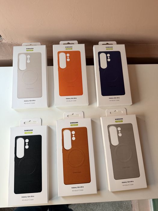 Husă Galaxy S26 Ultra - Aspect Piele, Slim & Elegant