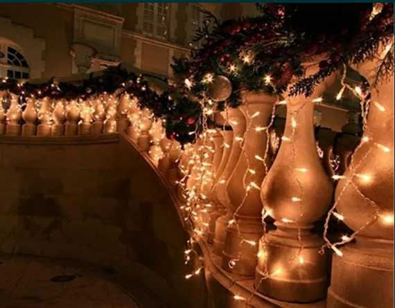 Топло Бяла Украса ЛЕД Модели различни модели Коледна лед украса