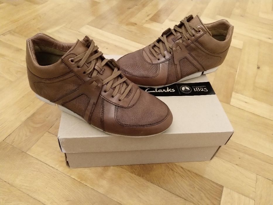 Ghete barbati din piele naturala Clarks Triturn Hi, maro, 41 (27,5cm)