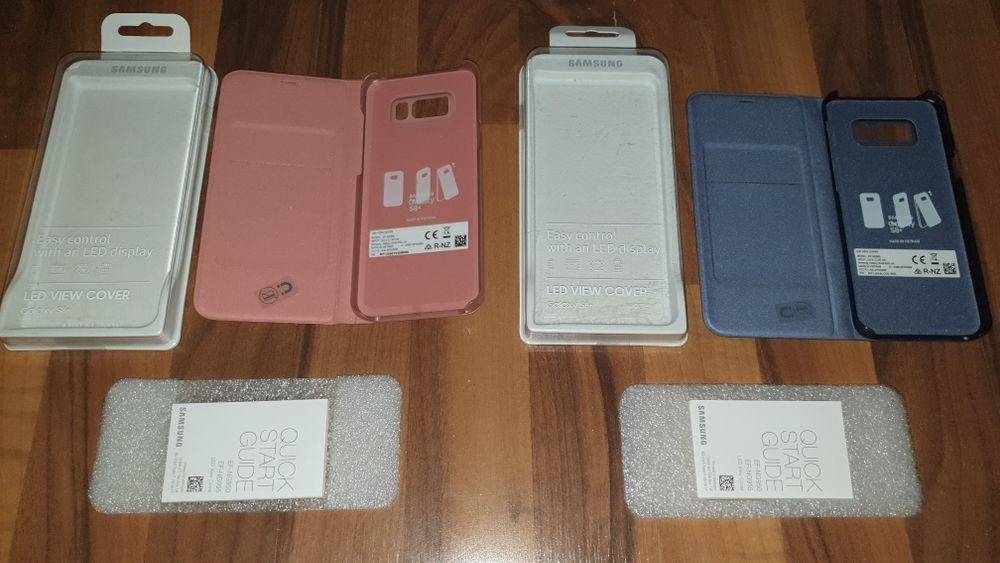 Husa smart activa originala Samsung Led View Cover S8+ S8 Plus G955
