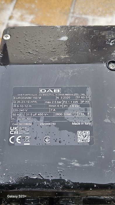 Насос для бассейна DAB Itali.19куб