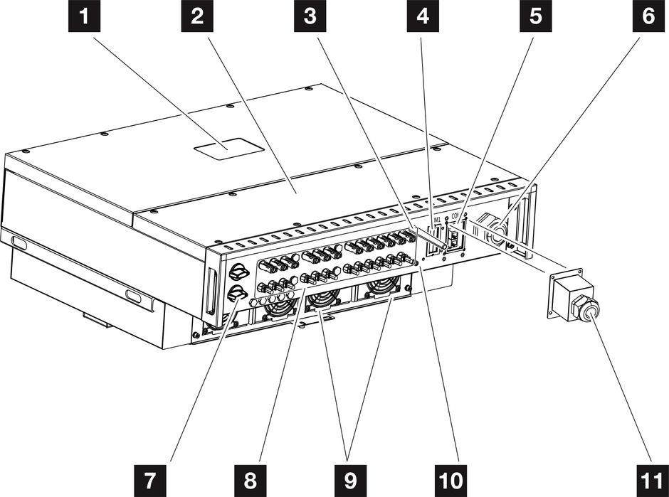 Invertor 50kW on grid de top premium, KOSTAL PIKO CI 50 + Smartmeter KOSTAL, made in Germany
