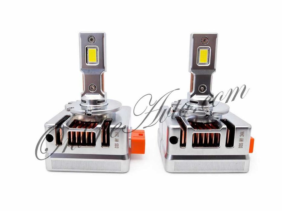LED Крушки +400% D1S/D2S/D3S/D5S Canbus 16000Lm 90W 6000k Без Грешки Директен Заместител