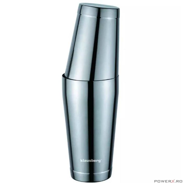 Shaker pentru bauturi si cocktailuri, din inox, 2 recipiente 700 si