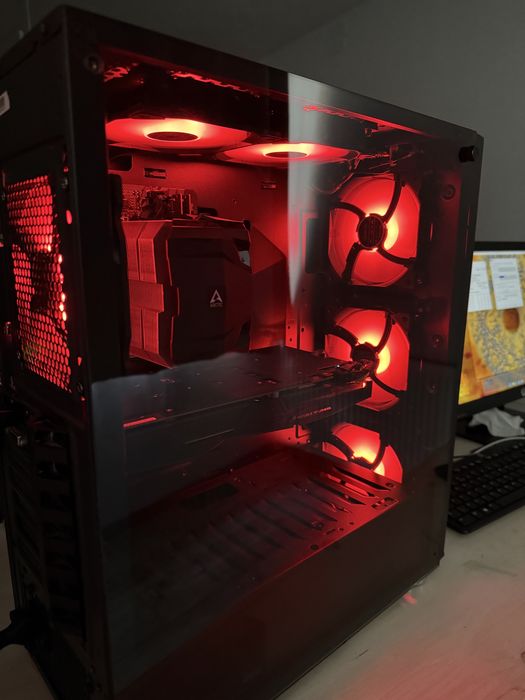 PC Gaming i3 10100F + Rog strix GTX 1060 6gb – ssd NVMe – Cooler Nou