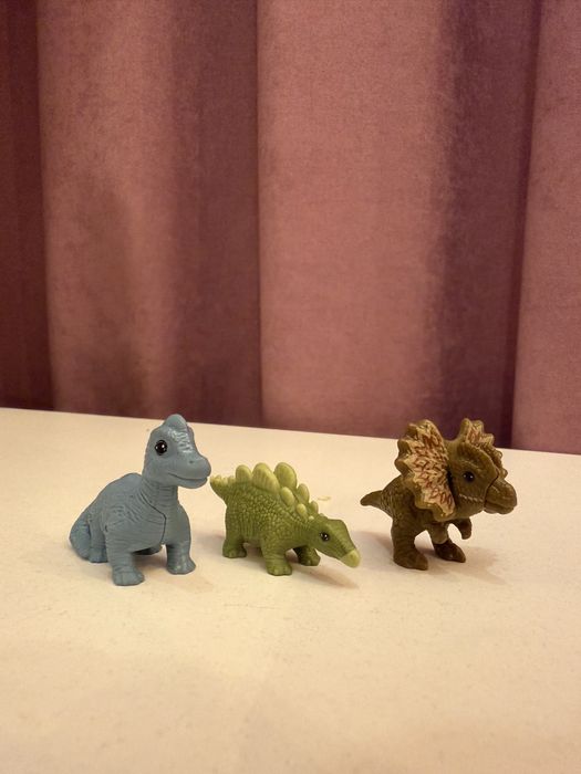 Kinder dino, киндер динозавры