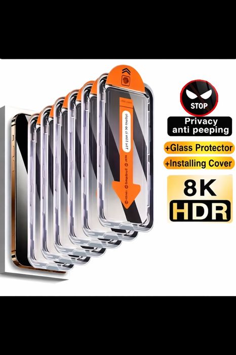 Privacy протектор с шаблон за iPhone 16 pro max