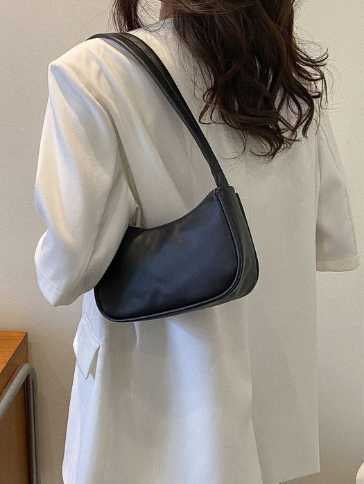 багет сумка черного цвета