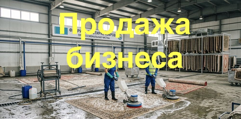 Срочно Продается готовый прибыльный бизнес: Фабрика по стирке ковров