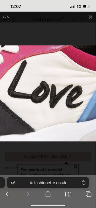 Love moschino дамски обувки кецове сникърси