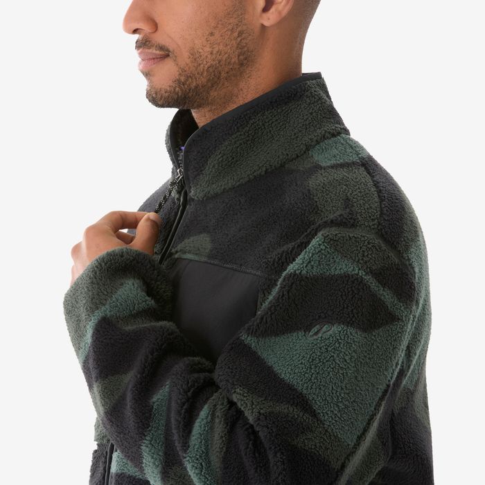 Polar de drumeție sherpa Mh500 verde, - produs resigilat Decathlon