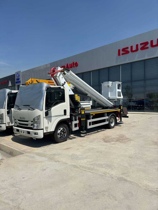 Телескопическая вышка – 18 и 22 м   ISUZU NPR75K