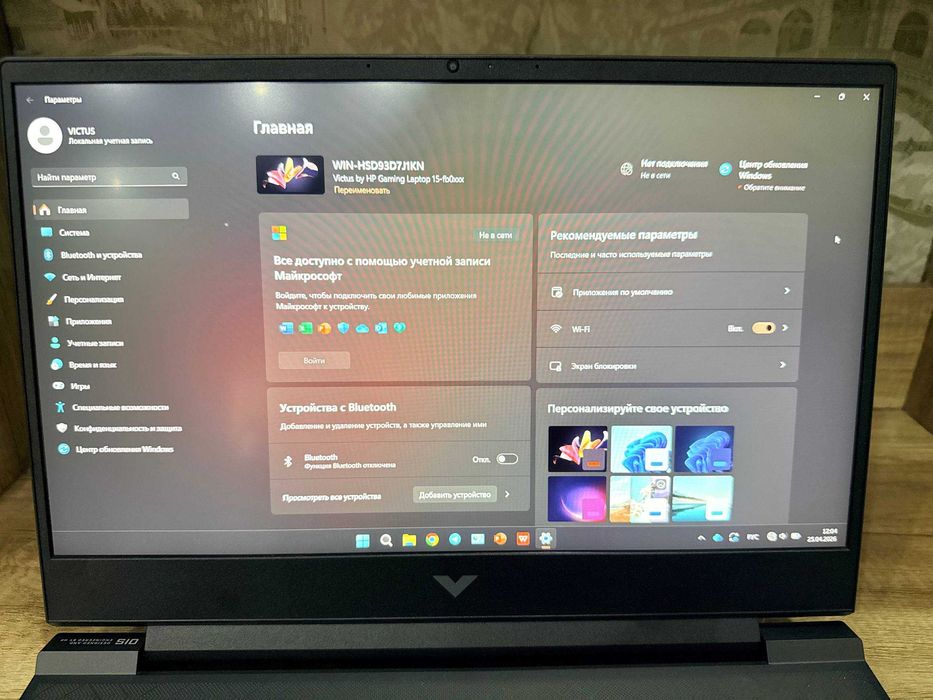 Noutbuk Victus HP Gaming Laptop 15