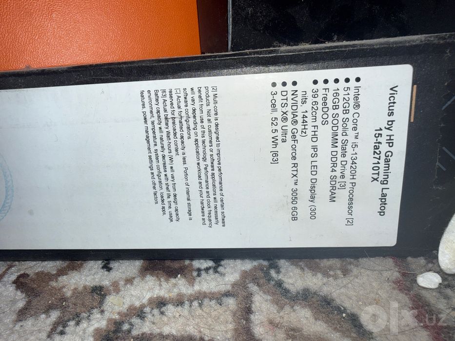 HP Victus RTX 3050 в самом топовом исполнении