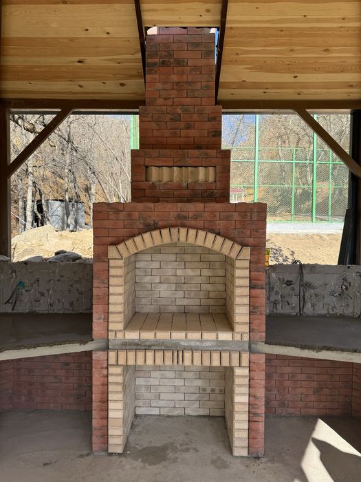 Барбекю комплекс / летние кухни из Лего кирпича. йозги ошхона