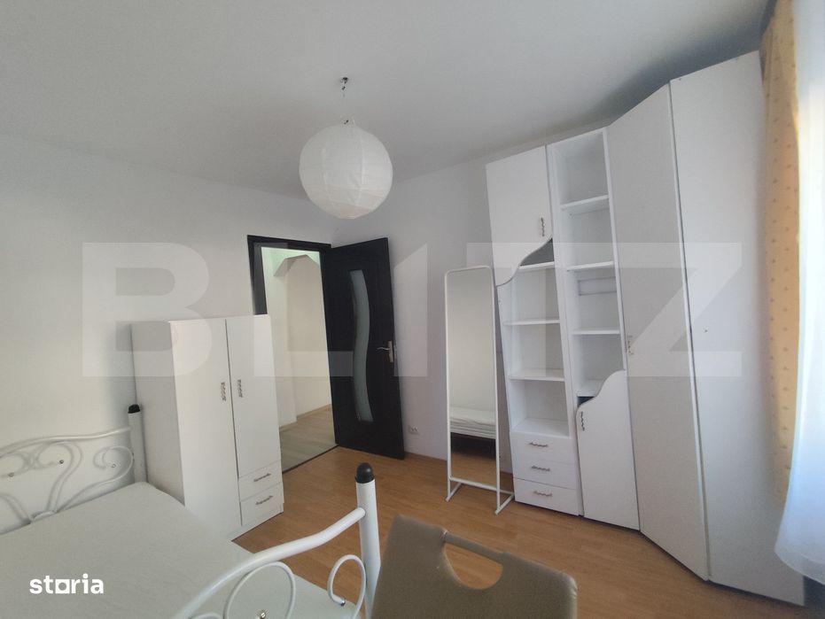 Apartament 3 camere, 65 mp, gradina, parcare, zona Tractoru