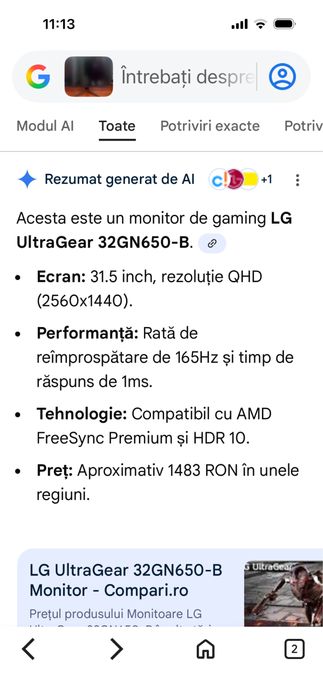 Monitor gaming Ultra Gear