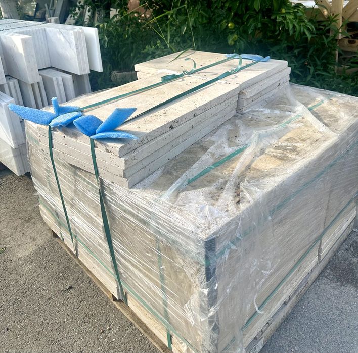 Travertin exterior/piscina 3 cm 40.6 x 61