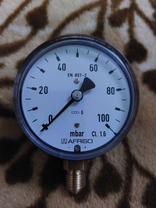 Vand Manometru Gaz 0 _ 100 Mbar Afriso