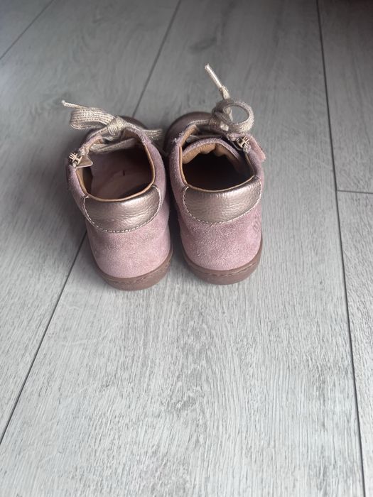 Ghete piele intoarsa primavara toamna marime 24