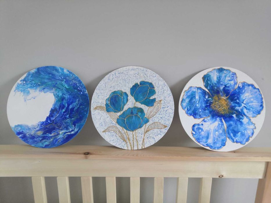 Интерьерные картины круглые