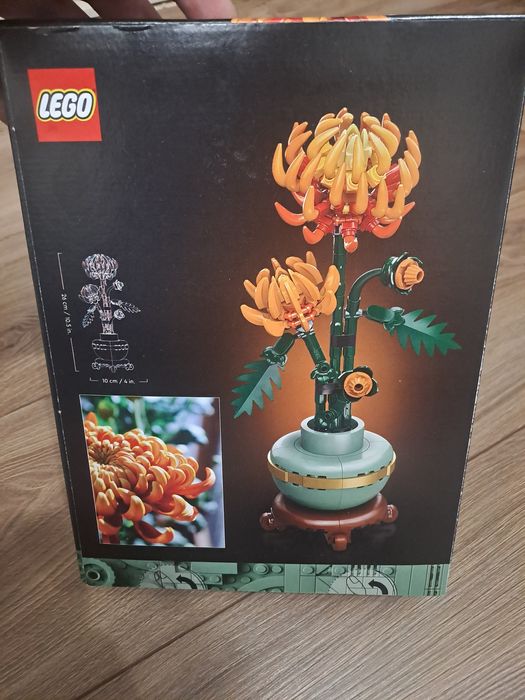 Lego цветы хризантема