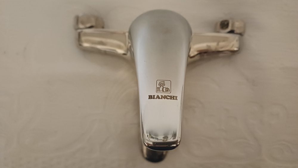 Baterie cromata cada/dus,  Bianchi, model clasic, cu monocomanda