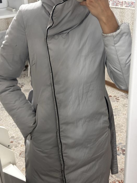 Удлиненная зимняя куртка
