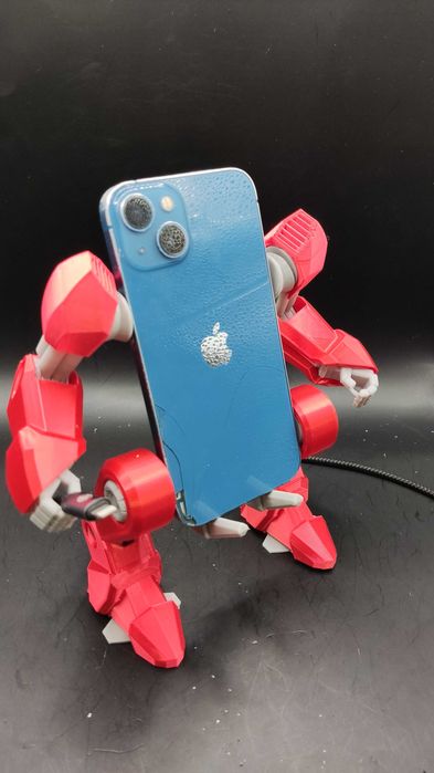 Suport Telefon Mecho Exo Suit | Mecanic Stilizat pentru Birou