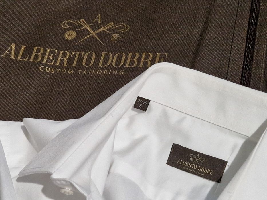 Camasa alba Alberto Dobre marime S impecabila !