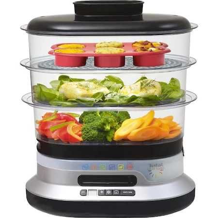 Aparat de gătit cu aburi, firma Tefal, Steam, putere 900Watt, 10 litri