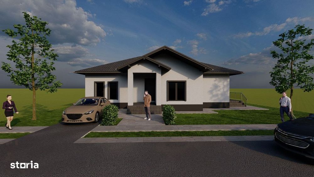 Vila Balotesti, padure,'la rosu',bransata la utilitati 99000 euro