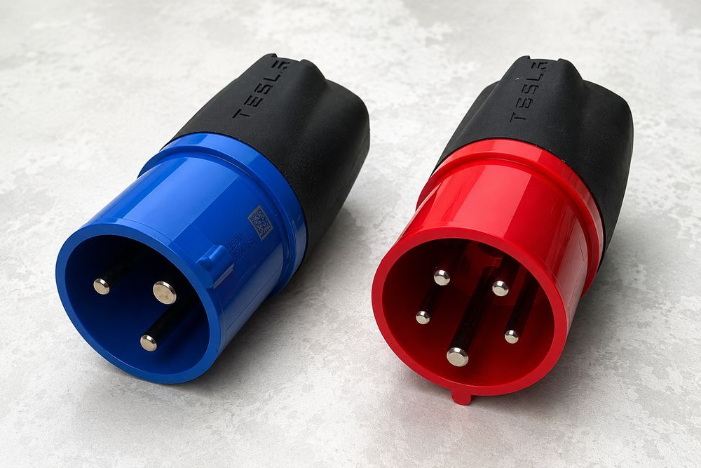 CEE индустриални адаптори за Tesla UMC Gen1 16A 32A трифазен монофазен Universal Mobile Charger