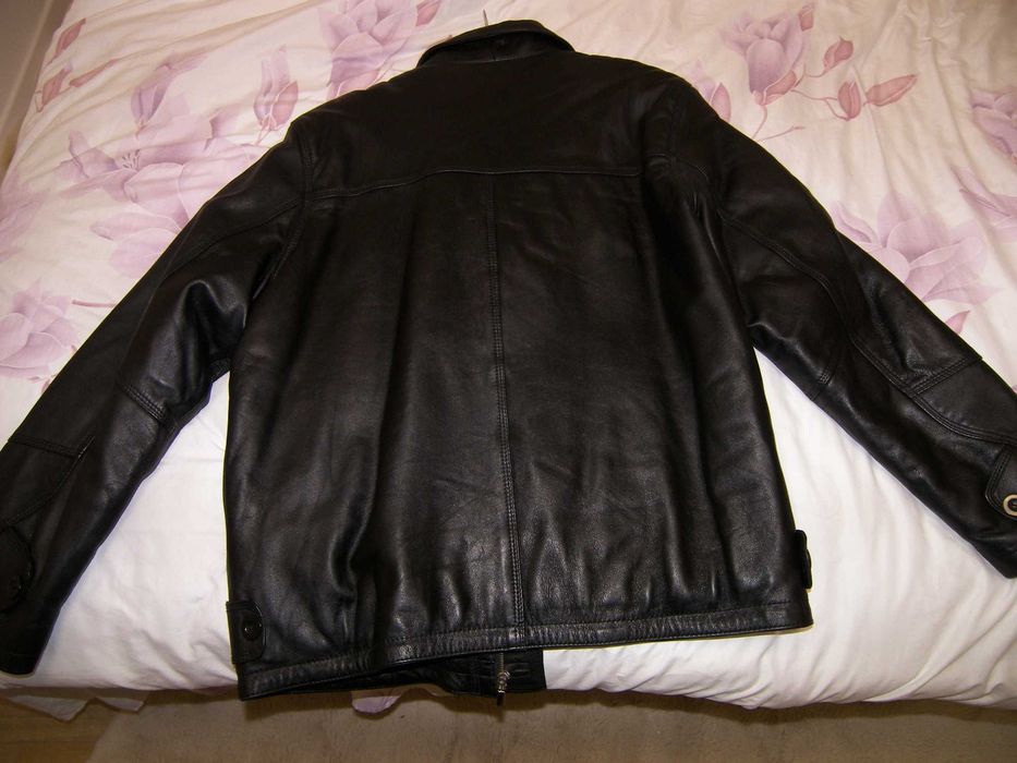 Haina barbati din piele XXL