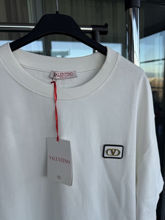 Valentino нова мъжка бяла тениска