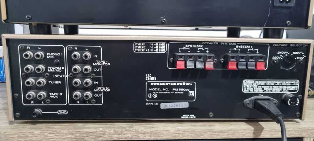 Amplificator Marantz PM 550 DC si deck SD 1010