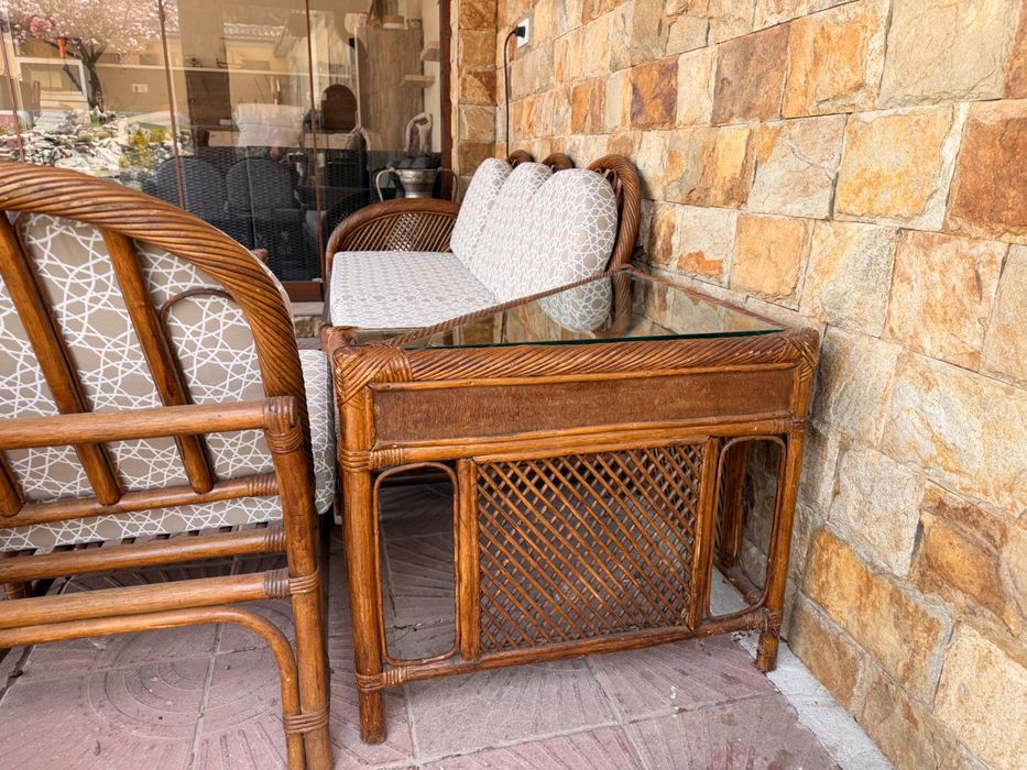 Естествен ратанов комплект